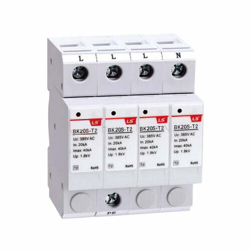 Thiết bị chống sét LS BK20S-T2  (4P)- 385VAC-40KV