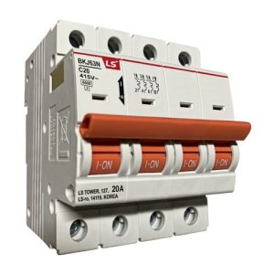 MCB LS (4 Cực) BKJ63N 4P-20A 6kA