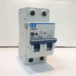 B63N 1P+N3A Aptomat chống giật LS 2P-3A 30mA -4.5KA