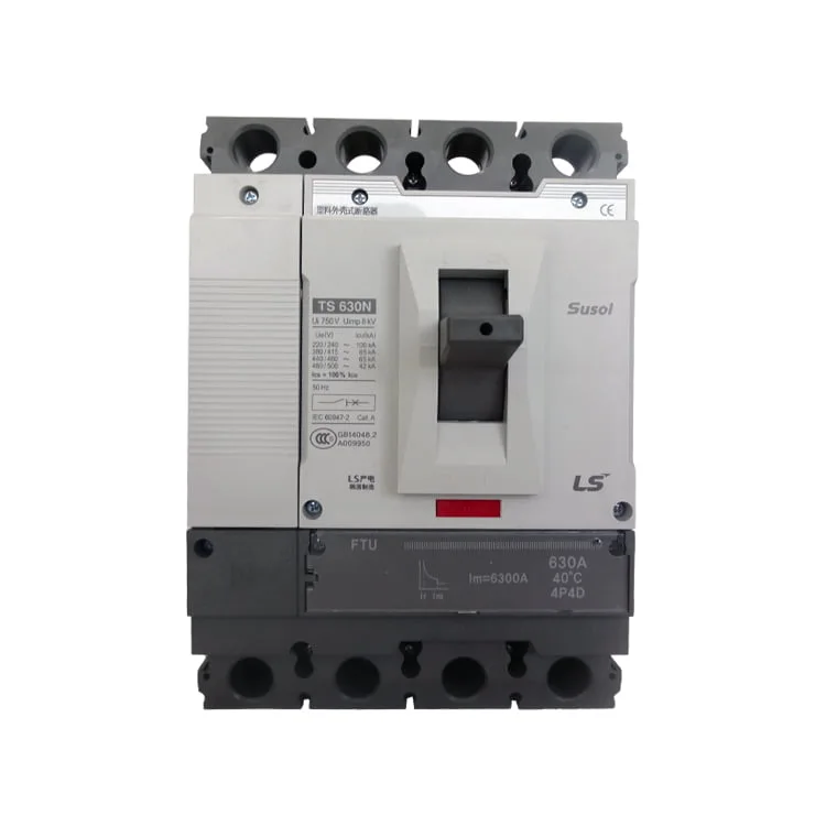 MCCB LS (Susol) FTU Loại Không Chỉnh dòng 4Pha TS630N-500A - Ảnh 2