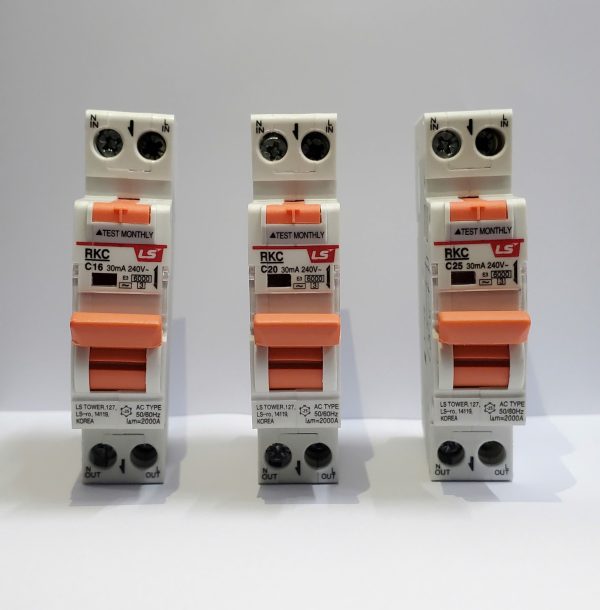 CB chống giật LS  RKC1P+N-16A 30mA 6kA - Ảnh 2