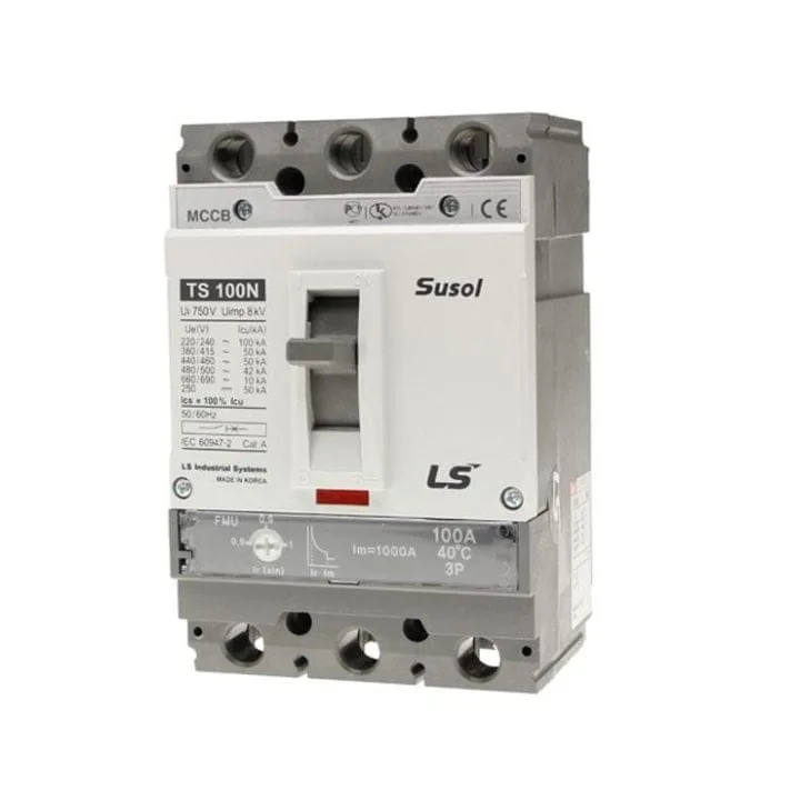 TS100N-FTU 3P  Aptomat Loại Không Chỉnh dòng 3P-40A-50KA
