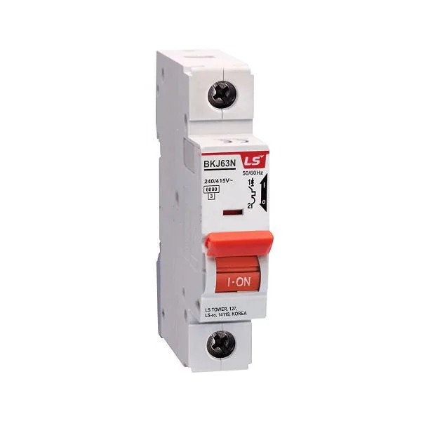MCB LS BKJ63N 1P-6A  6kA